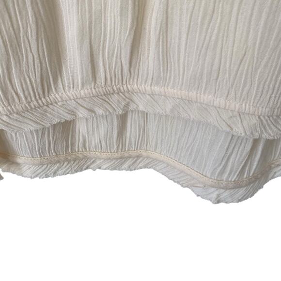 Sundance Savannah Cream Ivory Lace Front Blouse size medium - Picture 5 of 8